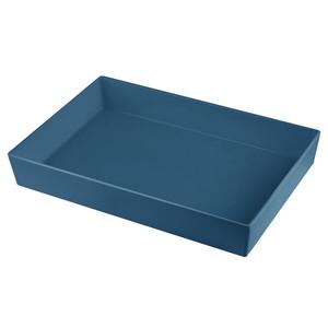 TableCraft Simple Solutions™ Full Size 10 Qt. Long Aluminum Bowl - CW5000PB