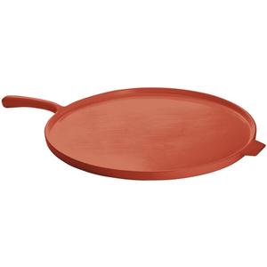 TableCraft Cold Holding 16" Dia. Aluminum Pizza Pan w/ Handle - CW4100CP