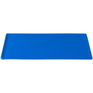 TableCraft Rectangular Cast Aluminum 13-1/4inx6-3/4in Platter-Cobalt Blue - CW2106CBL 