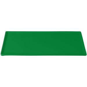 TableCraft Rectangular Cast Aluminum 13-1/4in x 6-3/4in Platter - Green - CW2106GN 