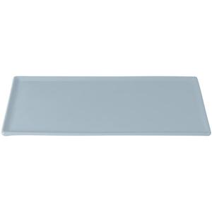 TableCraft Rectangular Cast Aluminum 13-1/4in x 6-3/4in Platter - Grey - CW2106GY 