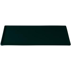 TableCraft Rectangular Cast Aluminum 13.25inx6.75in Platter- Hunter Green - CW2106HGN 