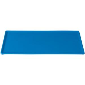 TableCraft Rectangular Cast Aluminum 13.25in x 6.75in Platter - Sky Blue - CW2106SBL 