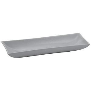 TableCraft Rectangular Cast Aluminum 18in x 6in Flared Platter - Natural - CW11046N 