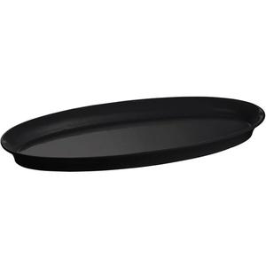 TableCraft Ovular Cast Aluminum 21in x 9in King Fish Platter - Black - CW2210BK 