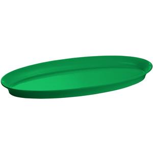 TableCraft Ovular Cast Aluminum 21in x 9in King Fish Platter - Green - CW2210GN 