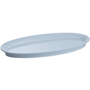 TableCraft Ovular Cast Aluminum 21in x 9in King Fish Platter - Grey - CW2210GY 