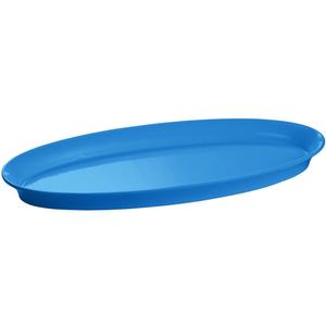 TableCraft Ovular Cast Aluminum 21in x 9in King Fish Platter - Sky Blue - CW2210SBL 