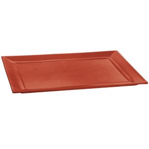 TableCraft Rectangular Cast Aluminum 17.8in x 14.6in Platter - Copper - CW3620CP 