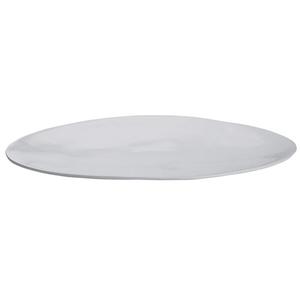 TableCraft Oblong Cast Aluminum 25.35in x 12in Platter - Natural - CW11068N 