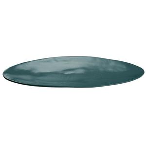 TableCraft Oblong Cast Aluminum 25.35in x 12in Platter - Hunter Green - CW11068HGN 