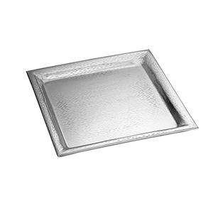 TableCraft Remington™ 20" x 20" Square Stainless Steel Tray - R2020