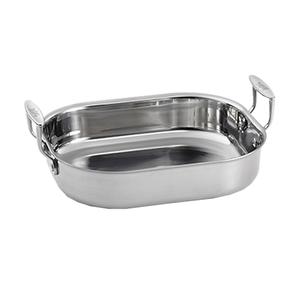 TableCraft Stainless Steel 3.5 qt. Roasting Pan w/ Brushed Finish - CW2030