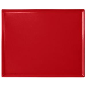 TableCraft Rectangular Half Size Cooling Serving Tray - Red - CW2112R 