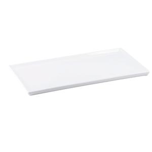 TableCraft Rectangular Half Size Cooling Serving Tray - White - CW2112W