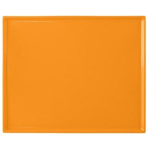 TableCraft Rectangular Half Size Cooling Serving Tray - Orange - CW2112X