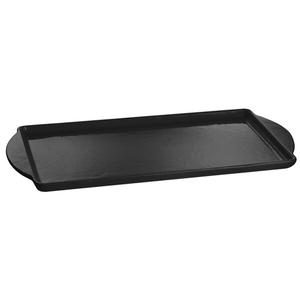 TableCraft Rectangular 13.5in x 24.25in Aluminum Display Tray - Black - CW4220BK 