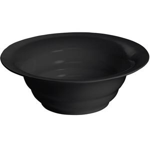 TableCraft 10qt Cast Aluminum Wide Rim Salad Bowl - Black - CW3120BK 