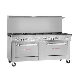 Southbend Ultimate 72" 12 Non Clog Burner Range w/ 2 Standard Ovens - 4721DD