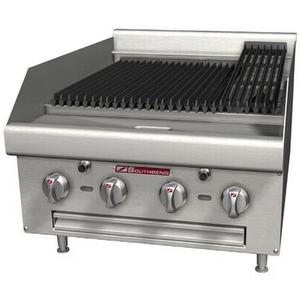 Southbend Outdoor Countertop 24in Charbroiler with 4 Burners - 80K BTU/HR - HDC-24-316L 