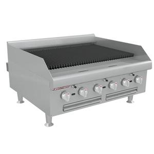 Southbend Outdoor Countertop 36" Charbroiler w/ 6 Burners- 120K BTU/HR - HDC-36-316L