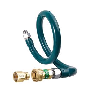 Krowne Metal Royal Series 72" Long 3/4" Diameter Moveable Gas Hose - M7572K5