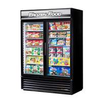 True 49 CuFt Two Section Merchandiser Freezer w/ 2 Glass Doors - GDM-49F-HC~TSL01