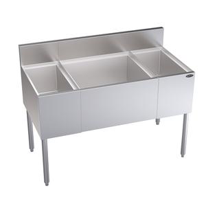 Krowne Royal Series 48" Wide Underbar Ice Bin With Bottle Well - KR24-M48C