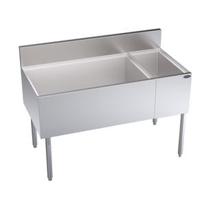 Krowne Metal Royal Series 48in Wide Underbar Ice Bin With Bottle Well - KR24-M48L-10 