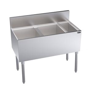 Krowne 38" Wide Underbar Ice Bin With Bottle Well - KR19-MS38L