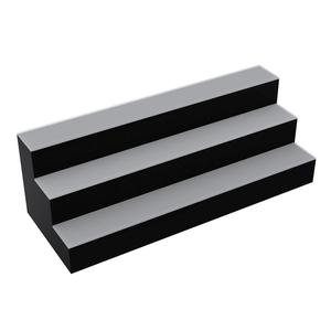 Krowne 42in Wide Three Tier Lighted Countertop Liquor Display - KR-3T42-R 