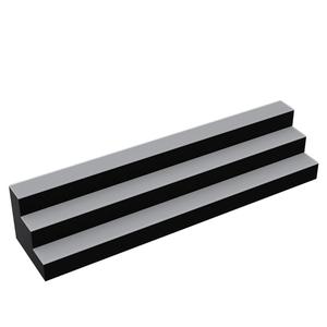 Krowne 60in Wide Three Tier Lighted Countertop Liquor Display - KR-3T60-L 