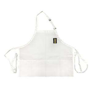 Thunder Group Chef Regalia White 24in x 27.5in Bib Apron with 3 Pockets - CA2427WH 
