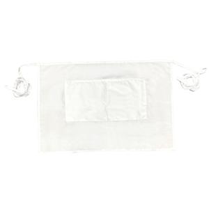 Thunder Group Chef Regalia 19" x 28" White Half Length Bistro Apron - CA1928WH