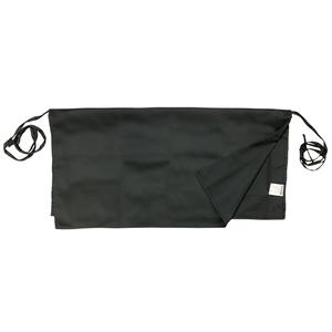 Thunder Group Chef Regalia 17" x 34" Black Four-Way Reversible Waist Apron - CA1734BK