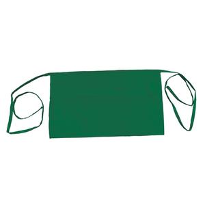 Thunder Group Chef Regalia 13" x 22" Green Waist Apron w/ 3 Pockets - CA1322GR