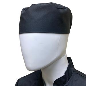 Thunder Group Chef Regalia Black Ventilated 3.5" High Pill Box Hat-X Large - CH003BKXL