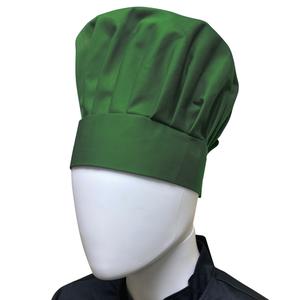 Thunder Group Chef Regalia Green Adjustable Velcro Chef Hat 13.5" High - CH013GR