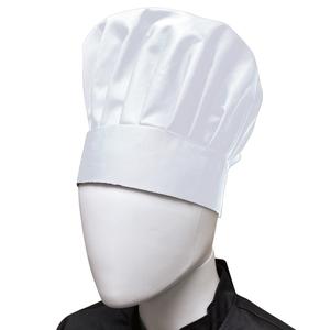 Thunder Group Chef Regalia White Adjustable Velcro Chef Hat 13.5" High - CH013WH