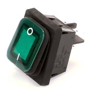Atosa OEM Refrigerator Replacement Green Power Rocker Switch - W0308019