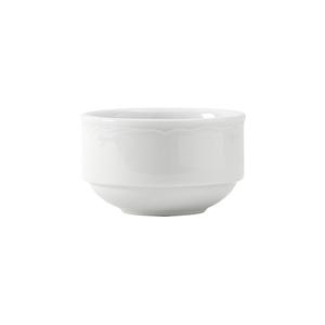 Tuxton China Inc Charleston 8oz Porcelain White Bouillon Cup - 3dz - SCB-080S 