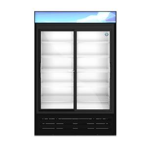 Hoshizaki 51" Wide Two Section Refrigerated Merchandiser - Black - RM-45-SD-HC-BLK