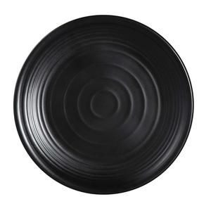 Yanco China Black Pearl Asian Style Melamine 10.5in dia. Plate - 2dz - BP-1011 