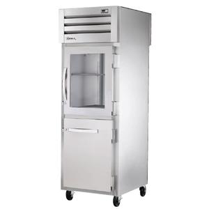 True Spec Series 27.5" One-Section Pass-Thru Refrigerator - STG1RPT-1HG/1HS-1S-HC