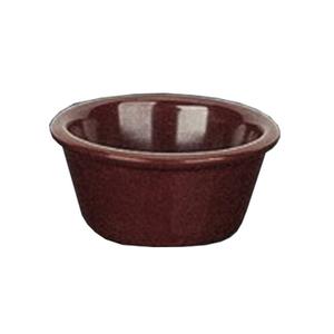 Yanco China Nu-Classic Chocolate Melamine 4oz Smooth Ramekin - 6dz - NC-538C 