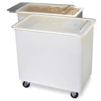 36gl Carlisle Mobile Ingredient Bin with Clear Lid - BIN3602 