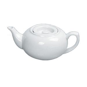 Yanco China Accessories White Porcelain 24 oz. Teapot w/ Raised Lid - TP-2
