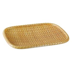 Yanco China Bamboo Design Melamine 8.5in x 6.5in Serving Tray - 3dz - WD-408 