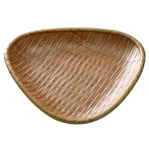 Yanco China Bamboo Design Melamine 8in x 8in Deep Triangular Plate - 2dz - WD-809 