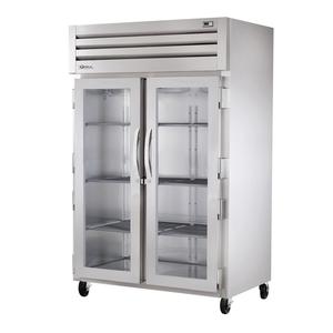 True Spec Series 53" 2 Section Reach-In Glass Door Heated Cabinet - STR2H-2G